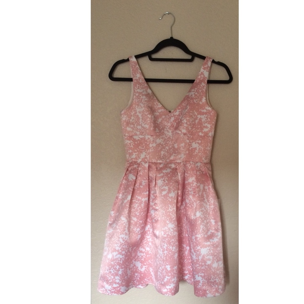 CeCe ‘Kinley’ Floral Print Satin Fit & Flare Dress - Picture 4 of 7